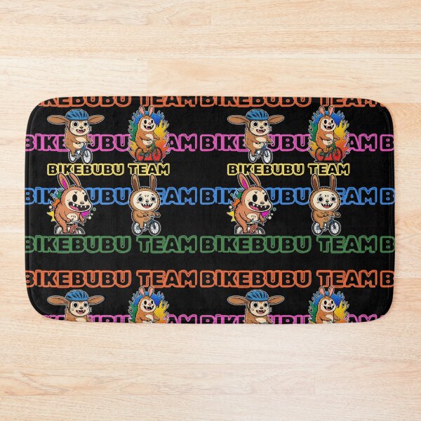 Item preview, Team Bikebubu! Fun Cartoon Cycling Squad designed and sold by All-Shopping.