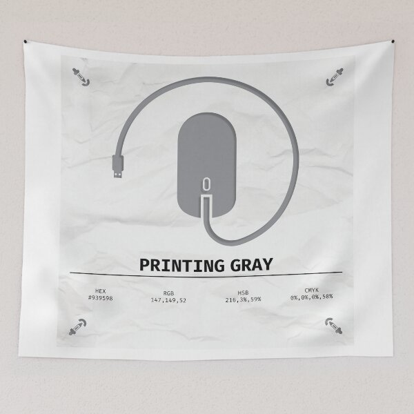 Item preview, Printing Gray designed and sold by PanPu.