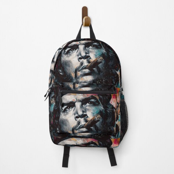 Item preview, Fiery Gaze of Revolution - Striking Che Portrait with Cigar and Dramatic Color Play designed and sold by OlfactoART Studio.