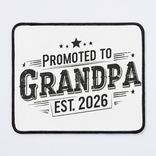 Item preview, Promoted To Grandpa Est 2026 Funny Family Reveal,Funny Promoted To Grandpa Expecting Baby 2026 designed and sold by PrintMod.