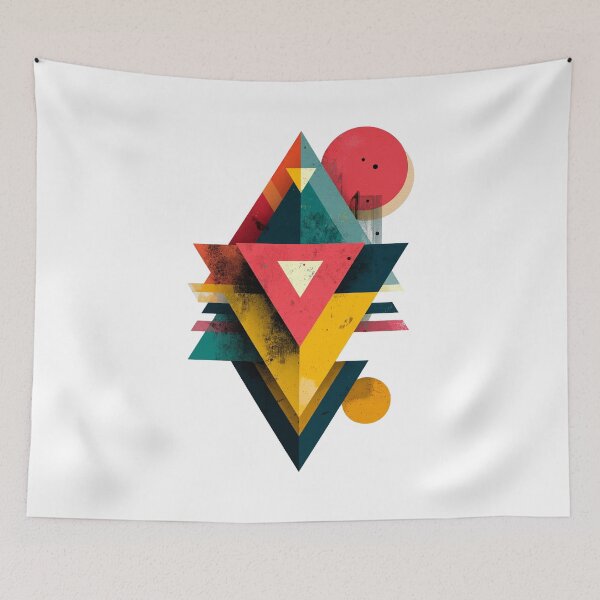 Item preview, Retro-futuristic abstract totem designed and sold by PictureAndCo.