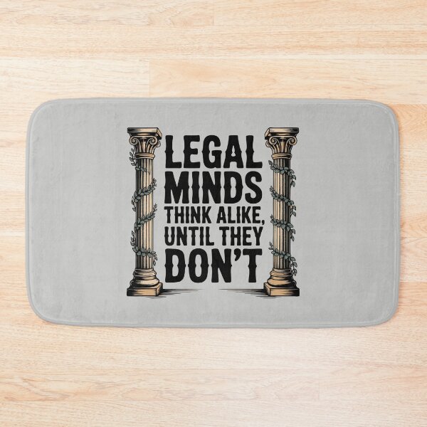 Item preview, All Legal Minds Think Alike, Until They Don’t – Courtroom Banter T-Shirt designed and sold by NoGoodDeeds.
