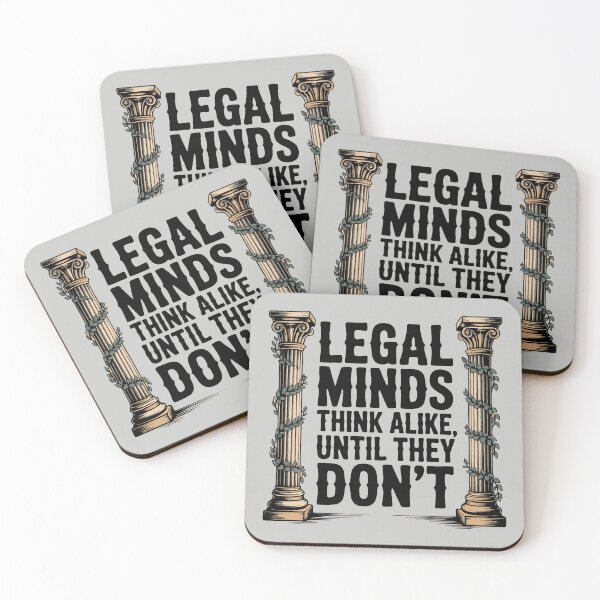 Item preview, All Legal Minds Think Alike, Until They Don’t – Courtroom Banter T-Shirt designed and sold by NoGoodDeeds.
