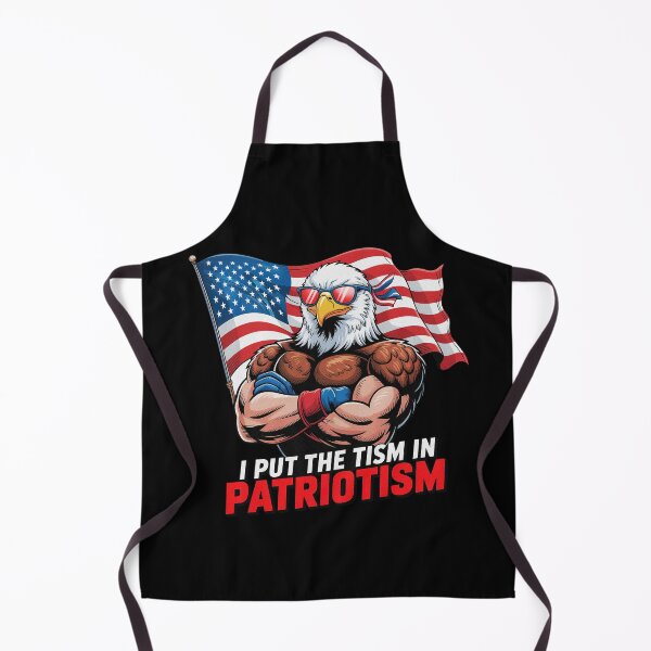 Item preview, I Put The Tism in Patriotism Athletic American Eagle designed and sold by PietrzakDesign.