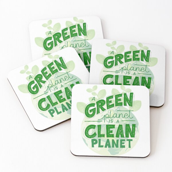 Item preview, A Green Planet Is a Clean Planet designed and sold by ArtsAmaze.