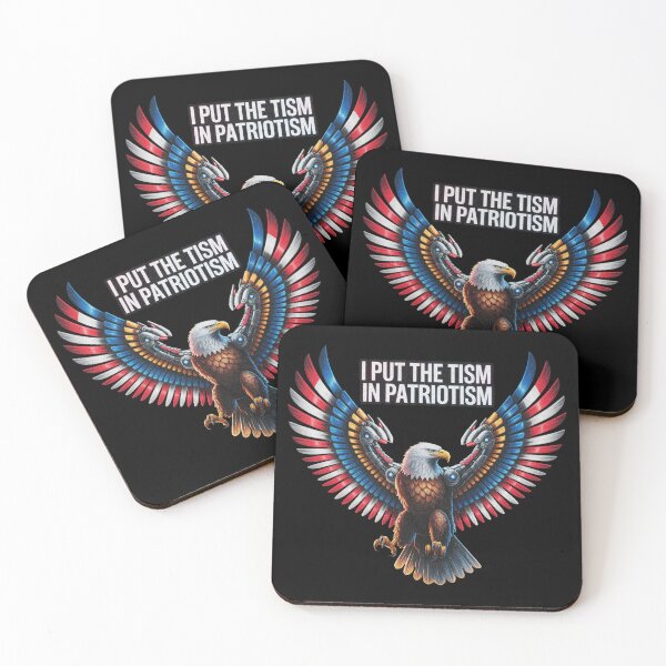 Item preview, I Put The Tism in Patriotism Athletic American Eagle designed and sold by PietrzakDesign.