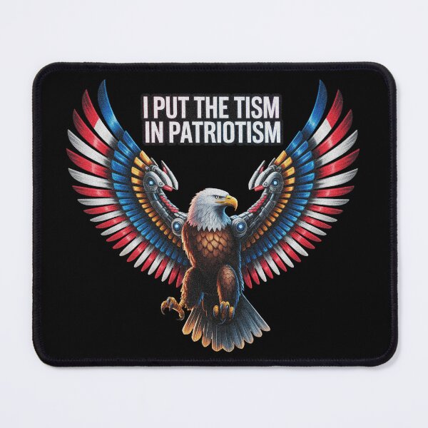 Item preview, I Put The Tism in Patriotism Athletic American Eagle designed and sold by PietrzakDesign.