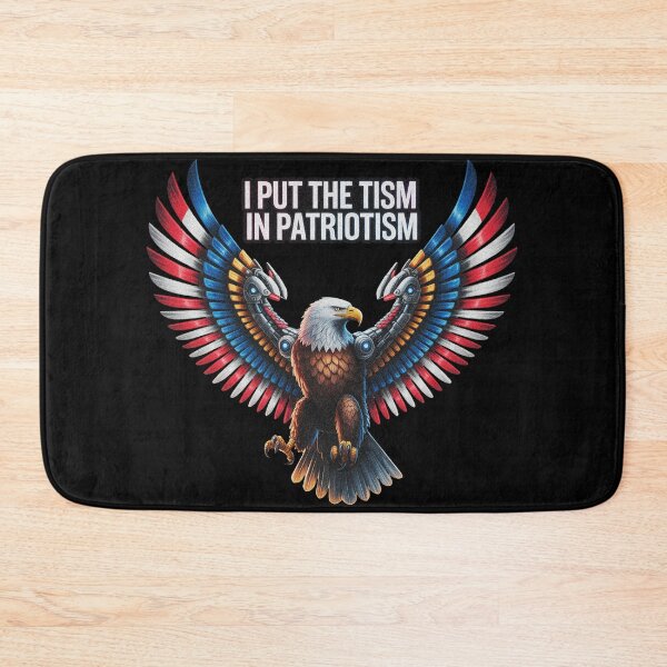 Item preview, I Put The Tism in Patriotism Athletic American Eagle designed and sold by PietrzakDesign.