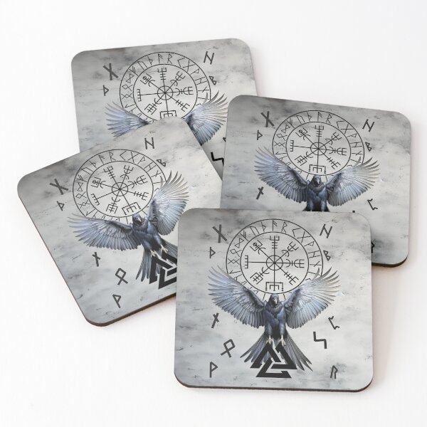 Item preview, Odin’s Path: Viking Compass of the Raven designed and sold by MysticOzzy.