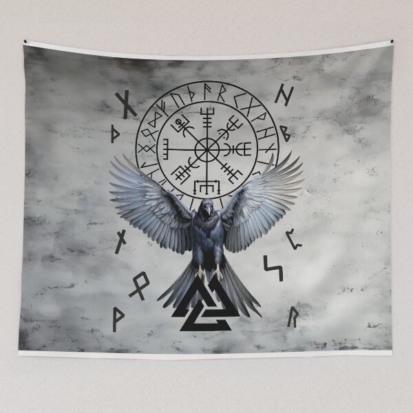 Item preview, Odin’s Path: Viking Compass of the Raven designed and sold by MysticOzzy.