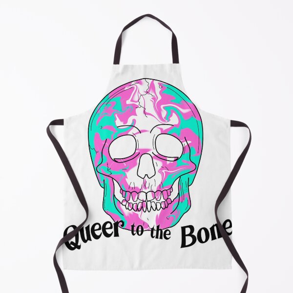 Item preview, Queer to the Bone Trippy Transgender Skull Pride Art designed and sold by Non-Binary-Art.