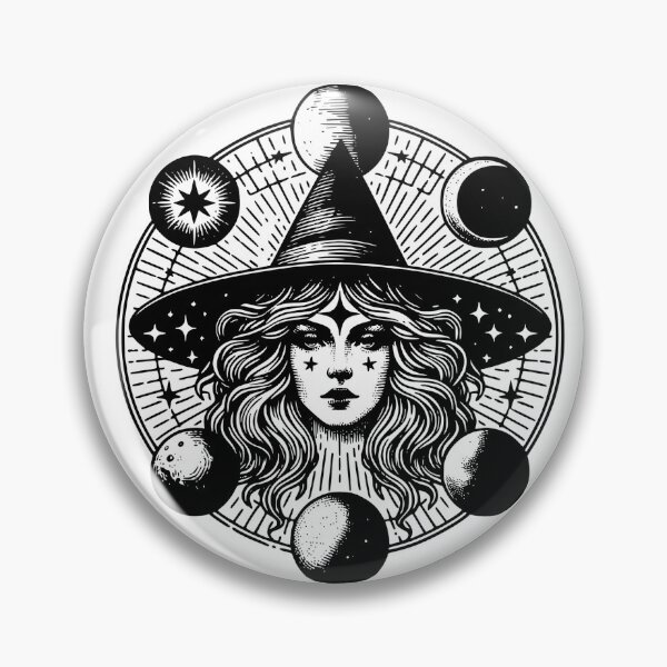 Item preview, Celestial Cosmic Witch Of Salem, MA designed and sold by WispAndMoon.