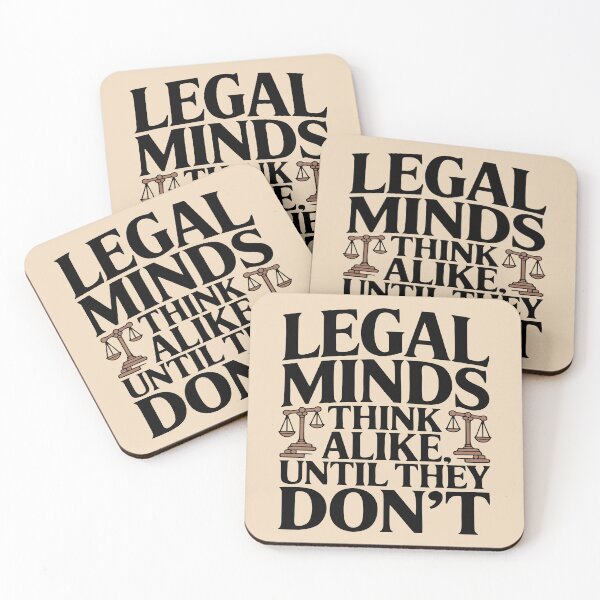 Item preview, All Legal Minds Think Alike, Until They Don’t – Judge Humor T-Shirt designed and sold by NoGoodDeeds.