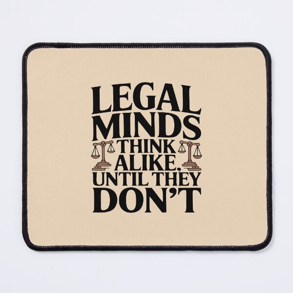Item preview, All Legal Minds Think Alike, Until They Don’t – Judge Humor T-Shirt designed and sold by NoGoodDeeds.