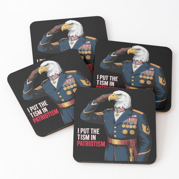 Item preview, I Put The Tism in Patriotism Athletic American Eagle designed and sold by PietrzakDesign.