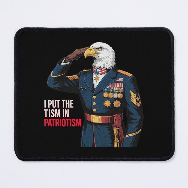 Item preview, I Put The Tism in Patriotism Athletic American Eagle designed and sold by PietrzakDesign.