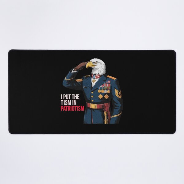 Item preview, I Put The Tism in Patriotism Athletic American Eagle designed and sold by PietrzakDesign.