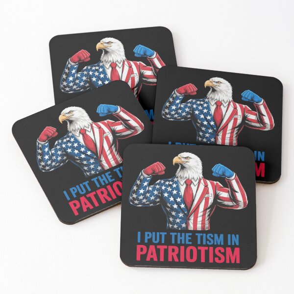 Item preview, I Put The Tism in Patriotism Athletic American Eagle designed and sold by PietrzakDesign.