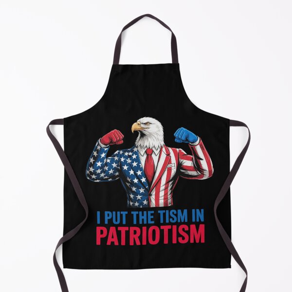 Item preview, I Put The Tism in Patriotism Athletic American Eagle designed and sold by PietrzakDesign.