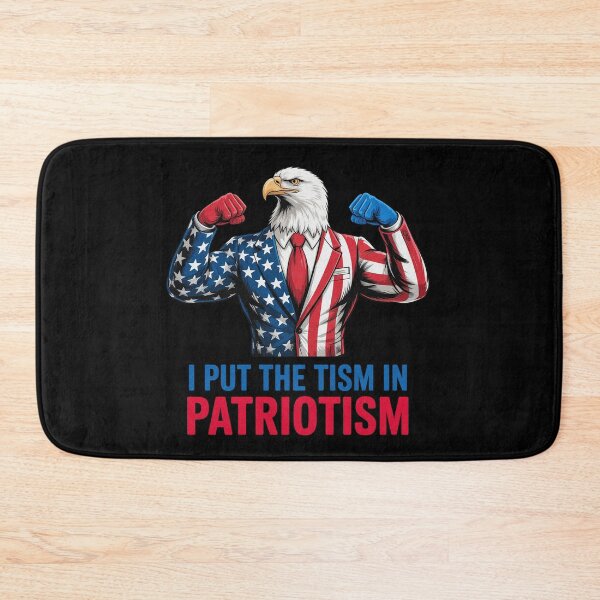 Item preview, I Put The Tism in Patriotism Athletic American Eagle designed and sold by PietrzakDesign.