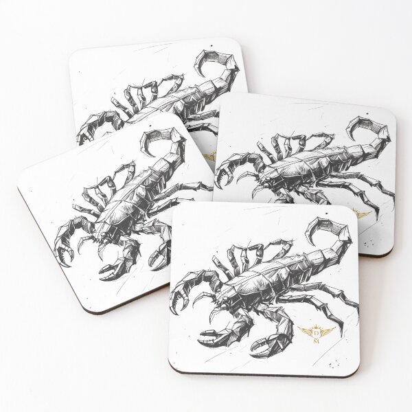 Item preview, Pencil Sketch of a Detailed Scorpion Design designed and sold by DM.