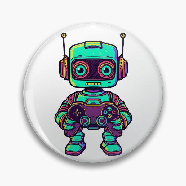 Item preview, Cute Gaming Robot designed and sold by shazz-hale.