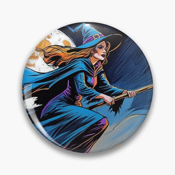 Item preview, WITCH ON HER BROOM ON A FULL MOON NIGHT designed and sold by gabrielvlmx.