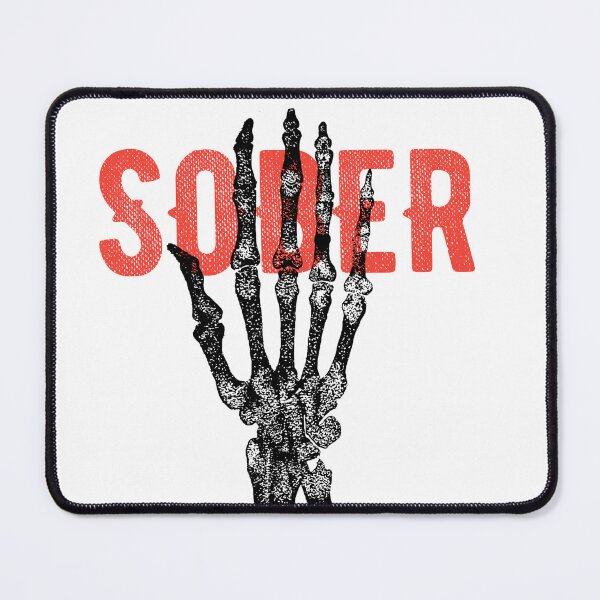 Item preview, Sober Skeleton hand designed and sold by RoydonRoadTees.