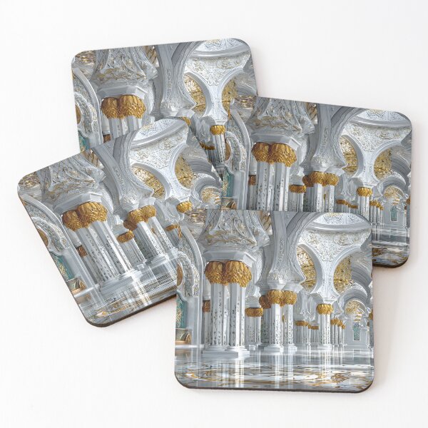Item preview, Elegant White and Gold Architectural Interior Design designed and sold by Artessie.