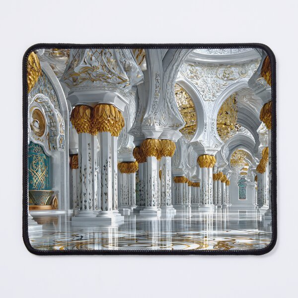 Item preview, Elegant White and Gold Architectural Interior Design designed and sold by Artessie.