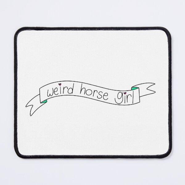 Item preview, weird horse girl banner  designed and sold by Faded Reflections Studio.