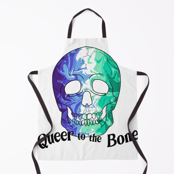 Item preview, Queer to the Bone Trippy Gay Skull Pride Art designed and sold by Non-Binary-Art.