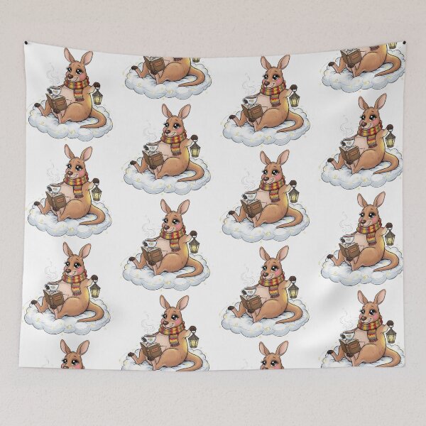 Item preview, Australia Kangaroo | Iconic and Wildly Charming Outback-Inspired Graphic designed and sold by Tw1nsAIArt.