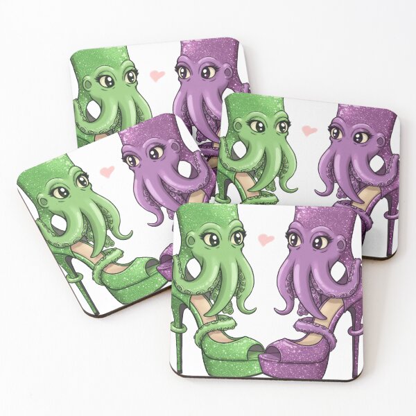 Item preview, Cosmic Octopus Heels in Love designed and sold by DumbPet.