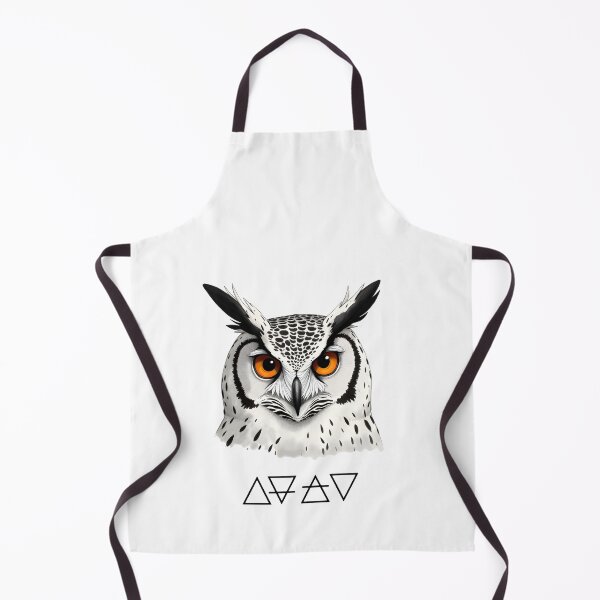 Item preview, Mysterious Nocturnal Owl Illustration With Four Elements designed and sold by Rosaliartbook.