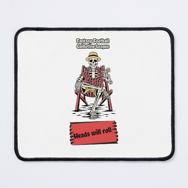 Item preview, Funny Fantasy Football Guillotine League-Heads Will Roll designed and sold by Sarcastic Squirrel.