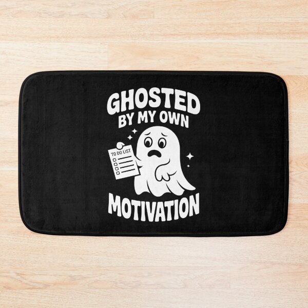 Item preview, Ghosted by My Own Motivation – Funny Lazy Halloween Ghost designed and sold by Parkerzz.