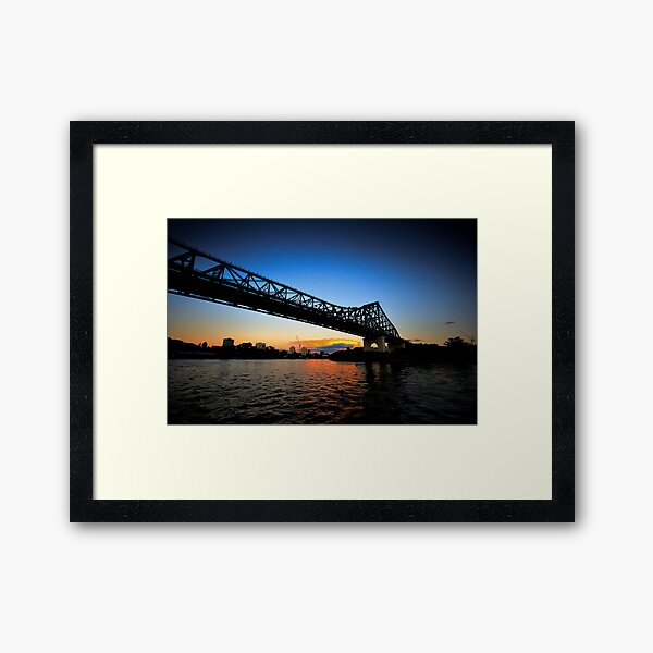 Water Under The Bridge Framed Art Print
