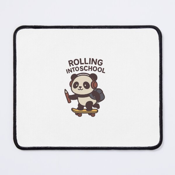 Item preview, Skater Panda – Rolling Into School with Style designed and sold by Aucia.