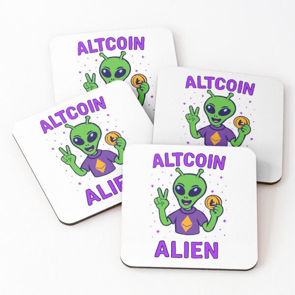 Item preview, “Altcoin Alien” - altcoin enthusiast from another galaxy designed and sold by BitCrop.
