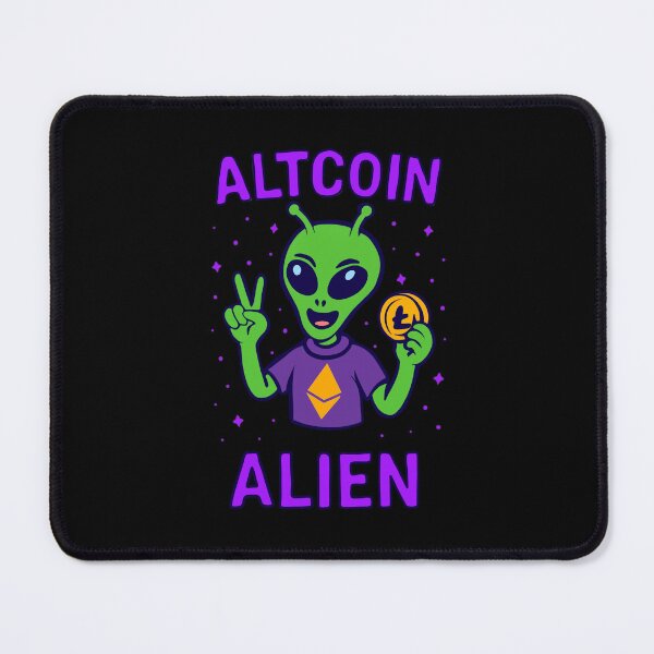 Item preview, “Altcoin Alien” - altcoin enthusiast from another galaxy designed and sold by BitCrop.