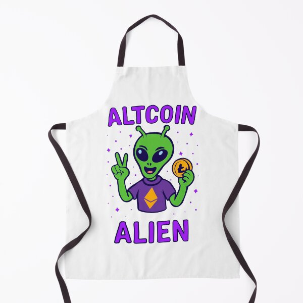 Item preview, “Altcoin Alien” - altcoin enthusiast from another galaxy designed and sold by BitCrop.
