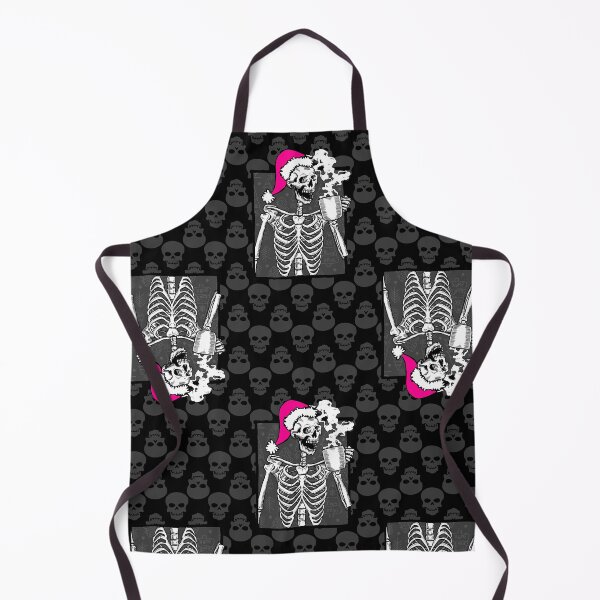 Item preview, goth black christmas skull coffee skeleton pink designed and sold by Gossip Rag.