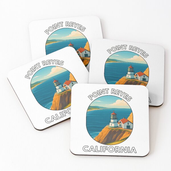 Item preview, Point Reyes California Travel Poster – Scenic Coastal Wall Art designed and sold by inkNext.