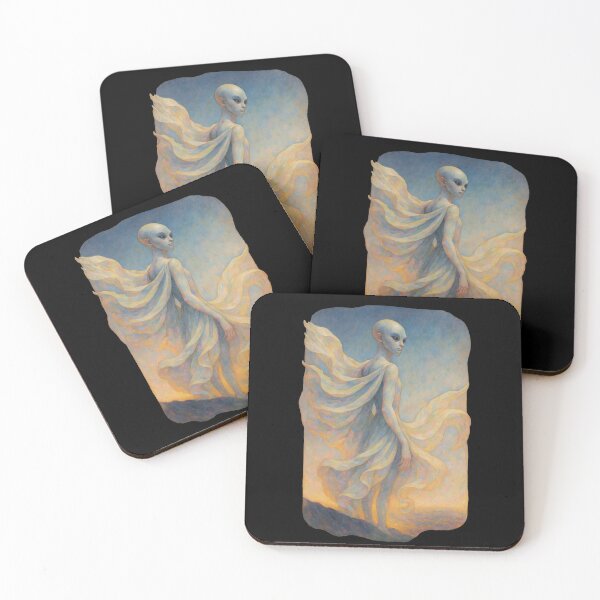 Item preview, The Scientist – Surreal Alien Fantasy Art designed and sold by GummyShelf.
