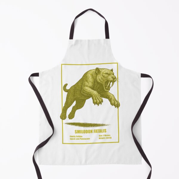 Item preview, Smilodon Fatalis – Vintage Prehistoric Illustration designed and sold by SlatoMato.