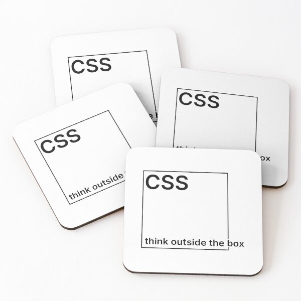 Item preview, CSS - Think Outside the Box designed and sold by TeePlusPlus.