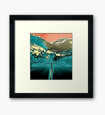 A long road Framed Print