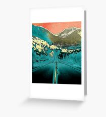 A long road Greeting Card