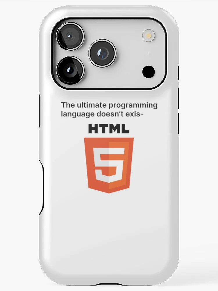 Thumbnail 1 of 4, iPhone Case, HTML, The Ultimate Programming Language designed and sold by TeePlusPlus.